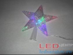 Звезда на елку, 19см, AC220V, RGB