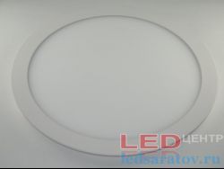 Круглая встраиваемая светодиодная панель DownLight 24w, НØ300мм-ВØ275мм, 3200k, AC220V, белый