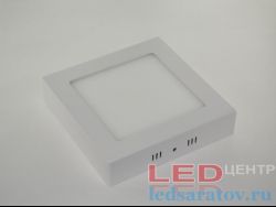 Квадратная накладная светодиодная панель DownLight 12w, Н170мм*170ммВ35мм, 3200k, AC220V, белый