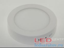 Круглая накладная светодиодная панель DownLight 24w, НØ300мм-ВØ35мм, 3200k, AC220V, белый