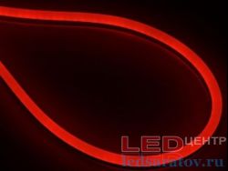 Светодиодная лента неон SMD 2835, IP67, 16мм*8мм, 2pin, 220V, 1*100м, красный