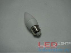 Светодиодная лампочка - живой огонь C35, 2700k, E27, мат. белая