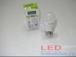 Лампочка светодиодная G45-10w, 2700k, Е27, 220V General