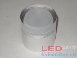 Цилиндрический накладной светильник Drum  3w, Ø67мм-В65мм, 3000k, AC220V, хром (LC-067)