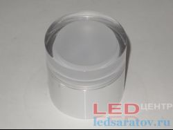Цилиндрический накладной светильник Drum  3w, Ø67мм-В65мм, синий, AC220V, хром (LC-067)