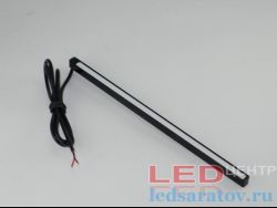 Светодиодные ходовые огни Ultra 205мм*8мм*8мм, DC12V, синий, IP65, черный