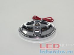Светодиодный шильдик - 3D, DC12V, Toyota, красный
