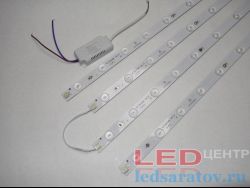 Ремкомплект Армстронг+ драйвер  4*6W, SMD 2835-24D, 400mm*18mm, 4000k