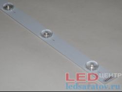Led подсветка CH-7LED, 560мм*20мм, 7LED, линза, 3v, прямого свечения