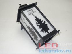 Светодиодный фонарь Живой огонь ,  Merry christmas-1 (Led)
