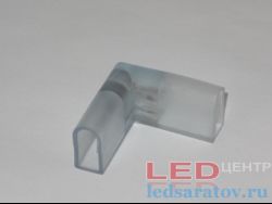 Муфта  угловая для соединения неона 220V, 8мм*16мм, 2pin