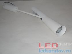 Cветильник поворотный на ножке Drum 10w, Ø55мм-В400мм, 4000k, AC220V, белый (LC-3028)