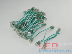Светодиодный пиксель 12мм, DC5V, зеленый