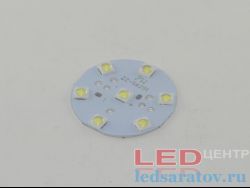 Светодиодная площадка 7LED*1W, 6000k-6500k, DC21V (ZZ-S6291)