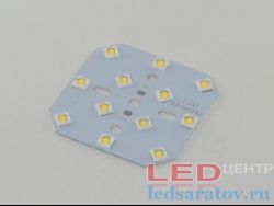 Светодиодная площадка 12LED*1W, 3000k-3500k, DC32V (ZZ-S6292)