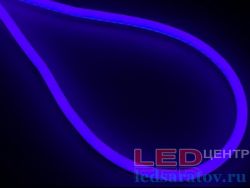 Светодиодная лента неон SMD 2835, IP67, 16мм*8мм, 2pin, 220V, 1*100м, синий