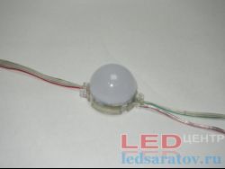 Светодиодный адрессный модуль, Ø52мм*38мм, IP65, DC24V, RGB (F5)