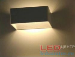 Светодиодный настенный светильник 200мм*80мм*100мм, 6w, AC220V, 4000k, IP44, белый (BH002-2WH)