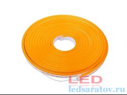 Светодиодная лента неон SMD 2835, 120LED, IP65, 12мм*6мм, 2pin, рез-2,5см, 12V, 9,6W-1м*50м, оранжевый NEW