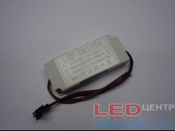 Драйвер для светильников  DC72V-130V, 300mA, IP20, AC220V, 2pin (Амстронг, 24w-36w)