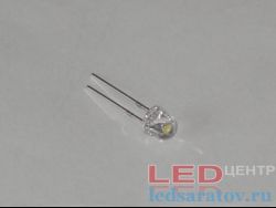 Светодиод выводной  Ø5мм, DC3V-3,2V, 2800-3200k