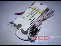 Датчик бесконтактный - ИК сенсор врезной, AC100V-240V, 300W, вкл.-выкл., НØ14мм-ВØ11мм-Т10мм (TQ-301SW)