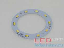 Светодиодная площадка кольцо SMD 5630, 10LED, Ø75мм, 2pin, 3000k (AMOU-1447, под GY-34)