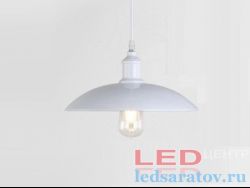 Светильник LOFT 9052-1, 40см, Е27, подвесной, белый