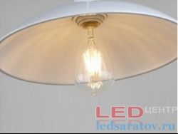 Светильник LOFT 9052-1, 40см, Е27, подвесной, белый
