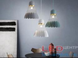 Светильник LOFT 9292-1, 50см*35см, Е27, подвесной, фисташковый Валанчик