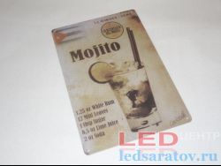 Табличка металлическая 30см*20см Mojito