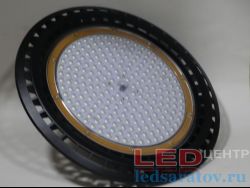 Светодиодный промышленный подвесной светильник 200w, 6000k, 21000-22500Lm, AC100V-265V, черный