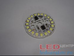 Светодиодная площадка SMD 2835, 20LED, 6000k-6500k, Ø40мм, AC220V, 9W (D-40)