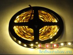 Светодиодная лента  SMD 5050, 60LED*10-12Lm, IP20, 10мм, 2pin, 12V, 14,4W-1м*5м, теплый