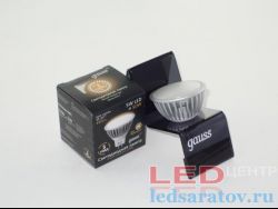 Лампочка светодиодная MR16- 5 w, 2700k, 400Lm, GU5.3, 220V Gauss-Frost