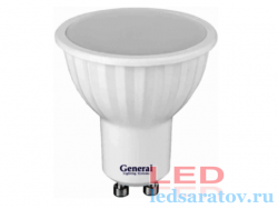 Лампочка светодиодная GU10- 7w, 4500k, 220V General