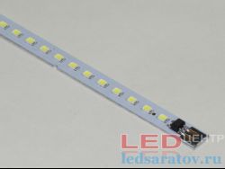 Светодиодная линейка  570мм*9.5мм, SMD 2835, 70LED, IP20, 2pin, AC220V, 14W, холодный